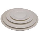 PD004-15-ASSIETTE A PAIN ROND EN PORCELAINE BLANC D 15 CM