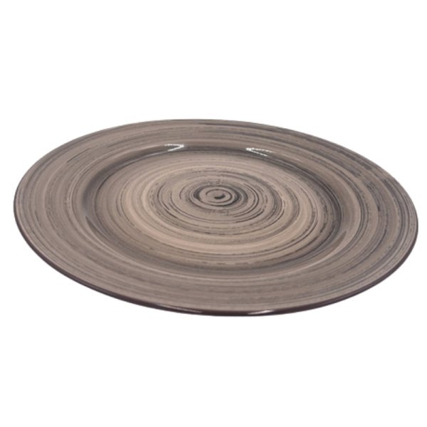 PD004-28-G-ASSIETTE PLAT ROND EN PORCELAINE BLANC D 28 CM