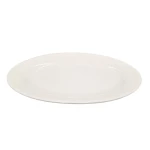 PD048-30-ASSIETTE OVAL EN PORCELAINE BLANC D 30x21 CM