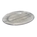 PD048-30-G-ASSIETTE OVAL EN PORCELAINE BLANC D 30x21 CM