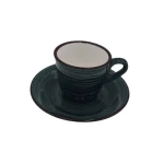 PD1169-V-TASSE A PETIT DEJ AVEC SOUS TASSE EN PORCELAINE BLANC PAQUET DE 10
