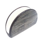PD1306-G-PORTE SERVIETTES EN PORCELAINE BLANC D 13 CM
