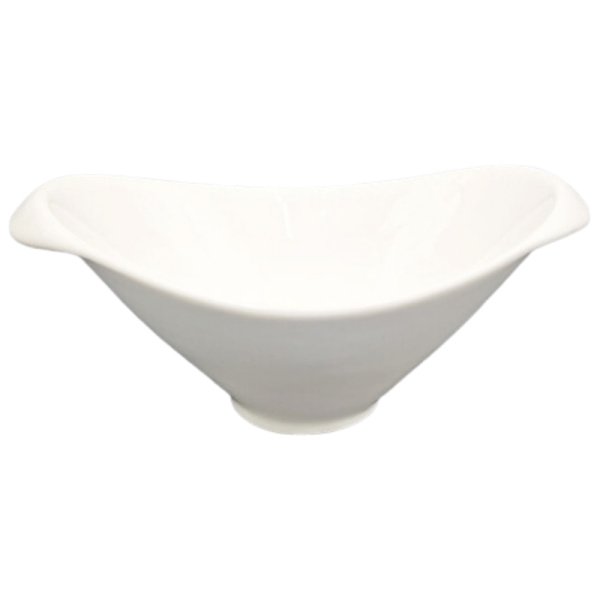 PD2587-SALADIER CONIQUE EN PORCELAINE BLANC D 30x25x20 CM