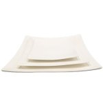 PD3622-15-ASSIETTE A PAIN CARRE EN PORCELAINE BLANC D 15x15 CM