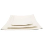 PD3622-15-ASSIETTE A PAIN CARRE EN PORCELAINE BLANC D 15x15 CM